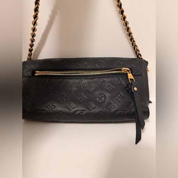 Authentic Louis Vuitton Petillante Empreinte Clutch Blue-Black with Added Strap - Picture 5 of 16